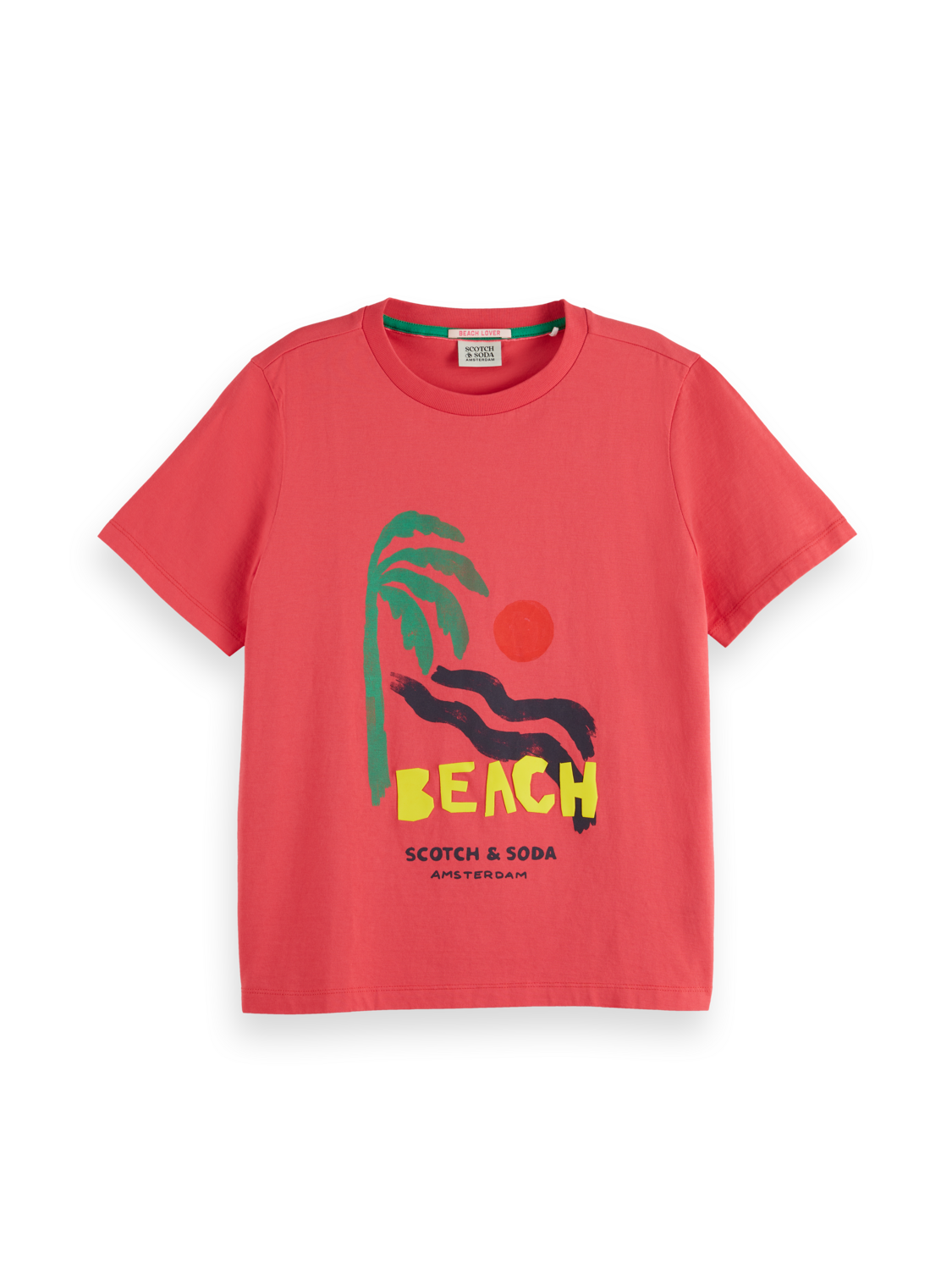 Regular Fit T-shirt Fiery Rose
