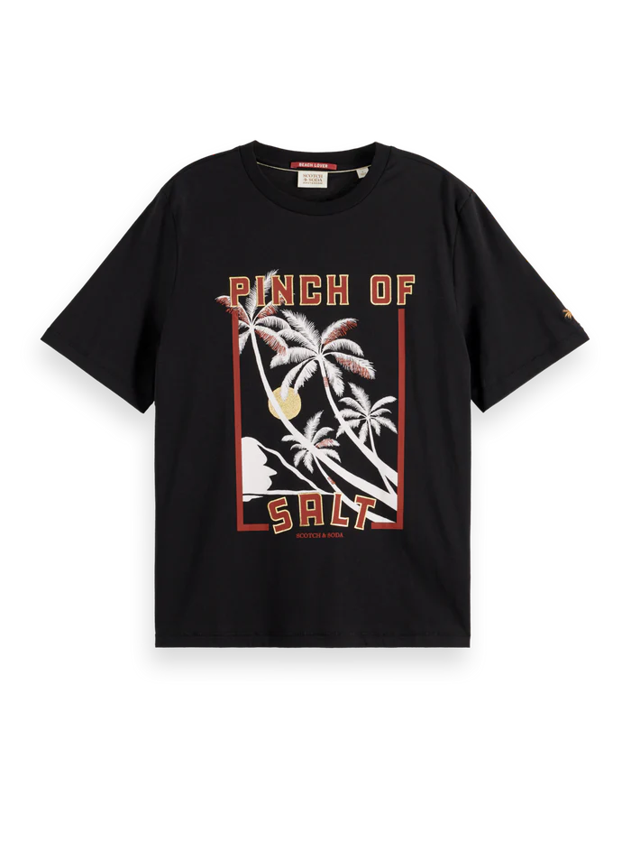 Relaxed Fit Front Print Tee