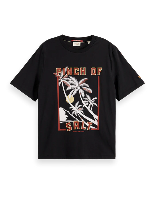 Relaxed Fit Front Print Tee