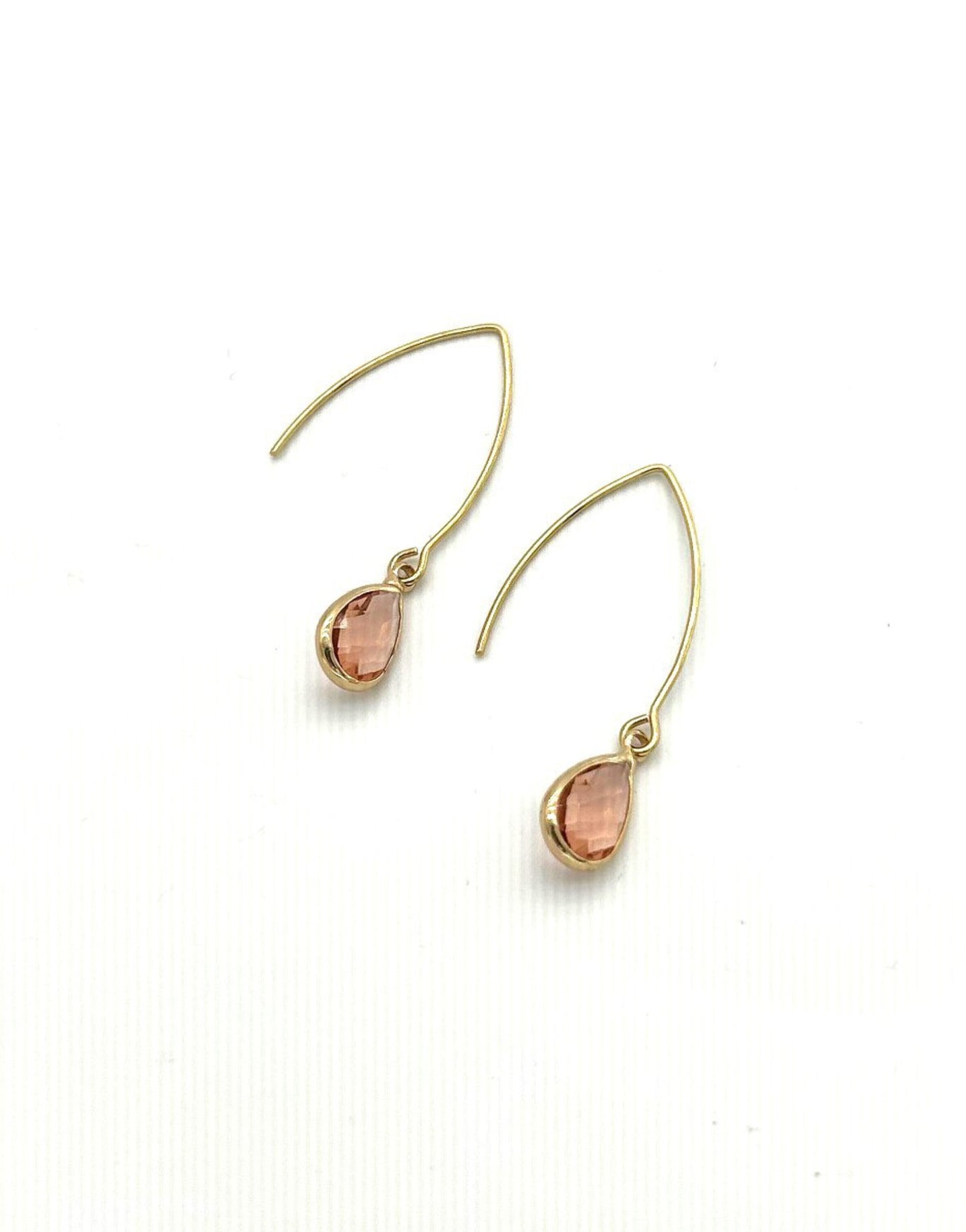 Blush Teardrop Earring