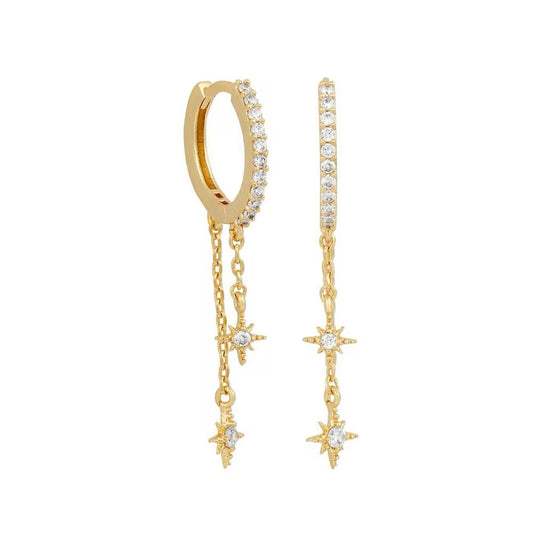 Stardust Hoops | Gold