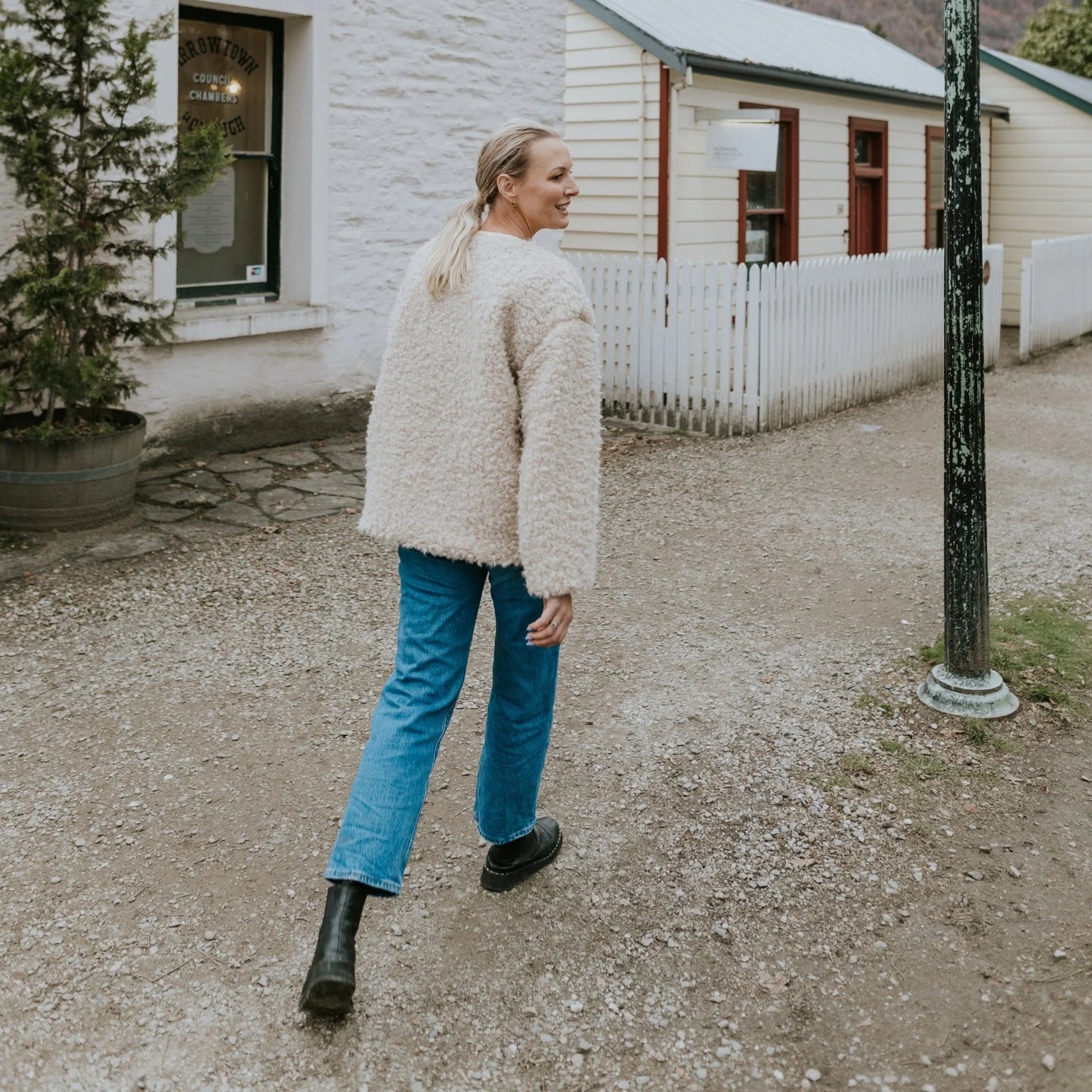 Moke Juniper Reversible Faux Shearling Jacket