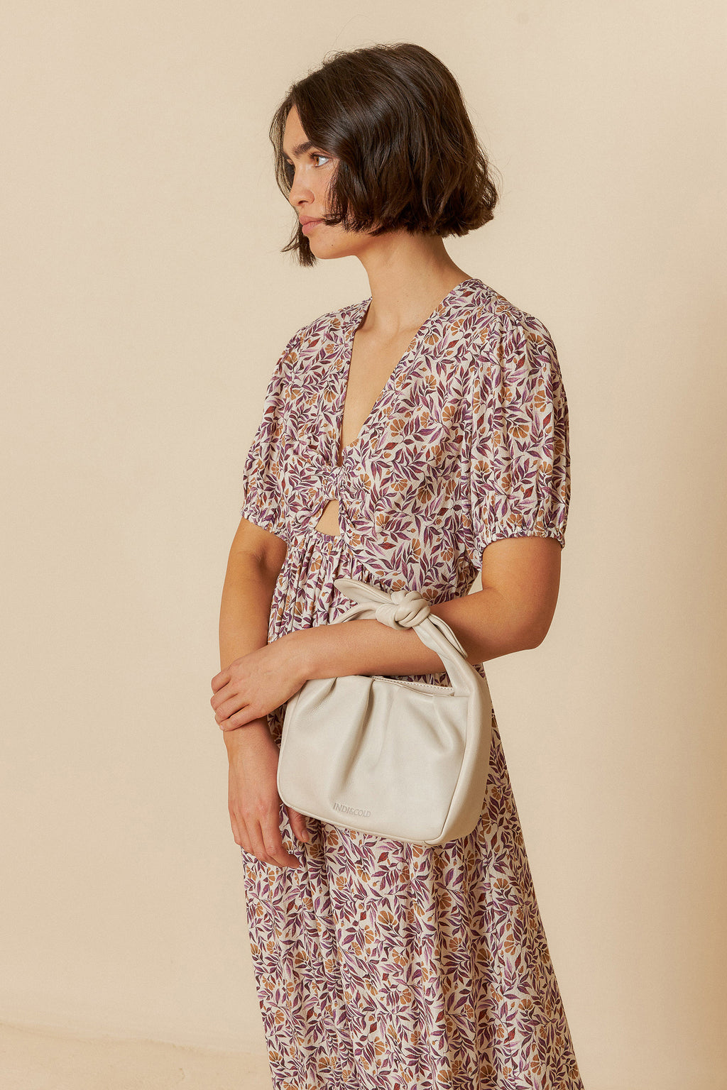 INDI + COLD MINI BAG WITH BOW HANDLE