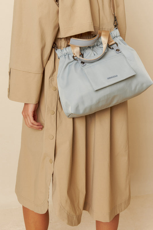 light blue handbag Indi & Cold 