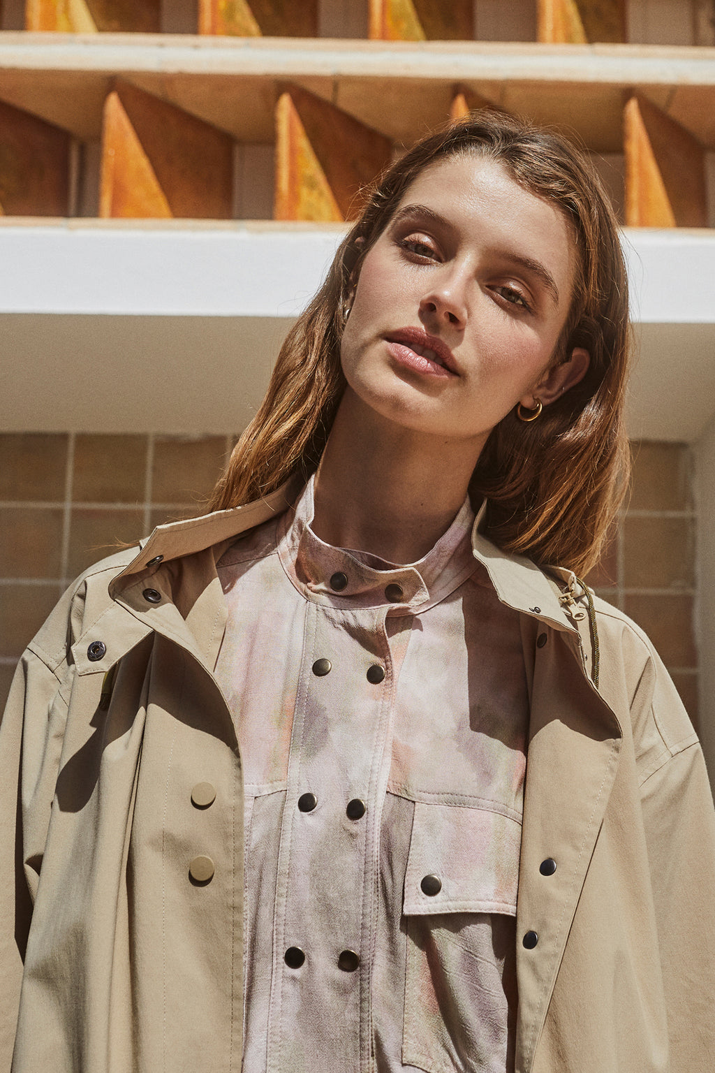 WATERCOLOR PRINT DRESS