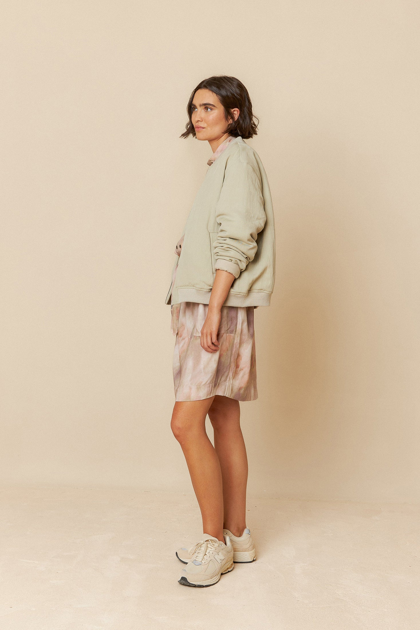 WATERCOLOR PRINT DRESS