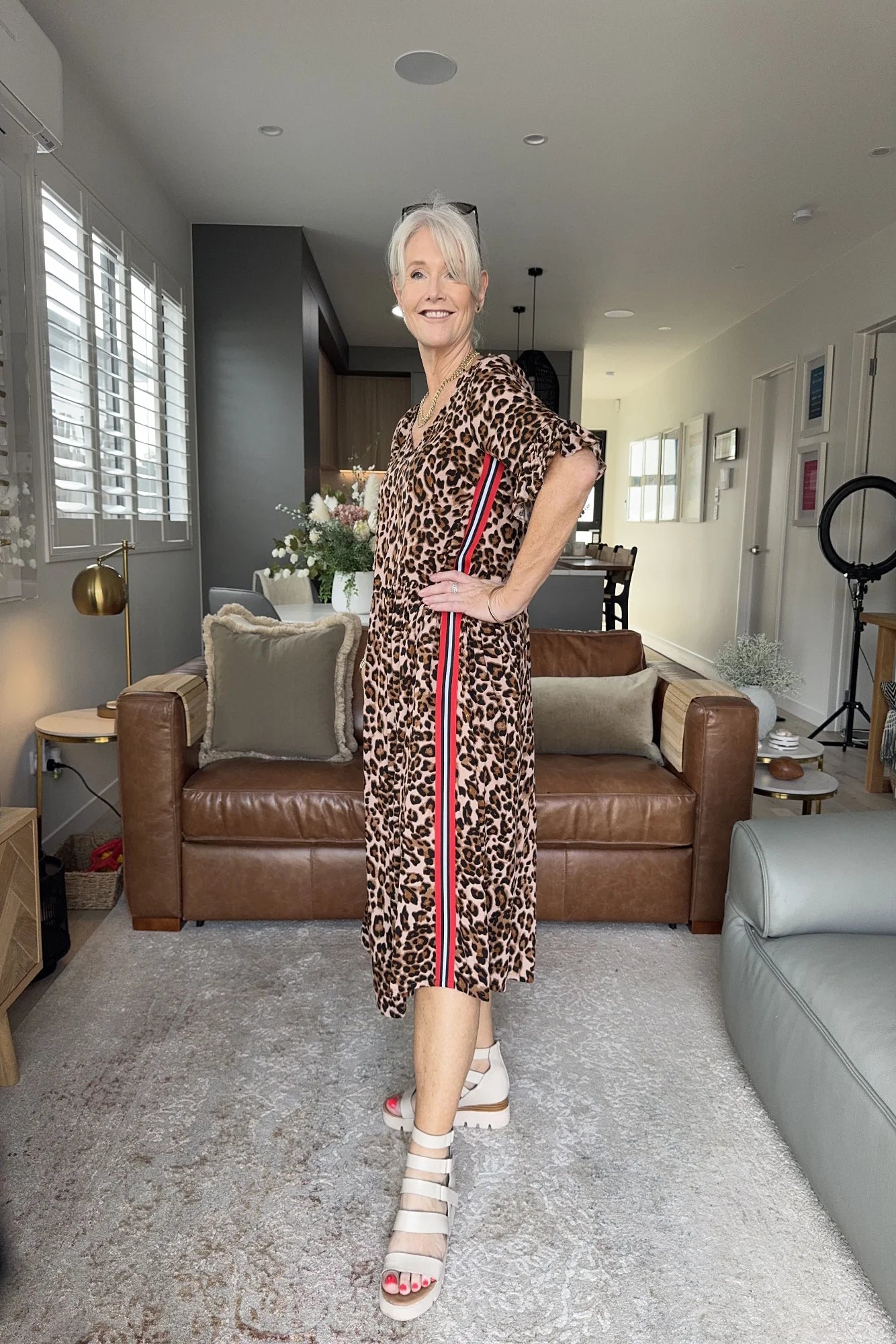 Lemon Tree Leona Dress Leopard Print