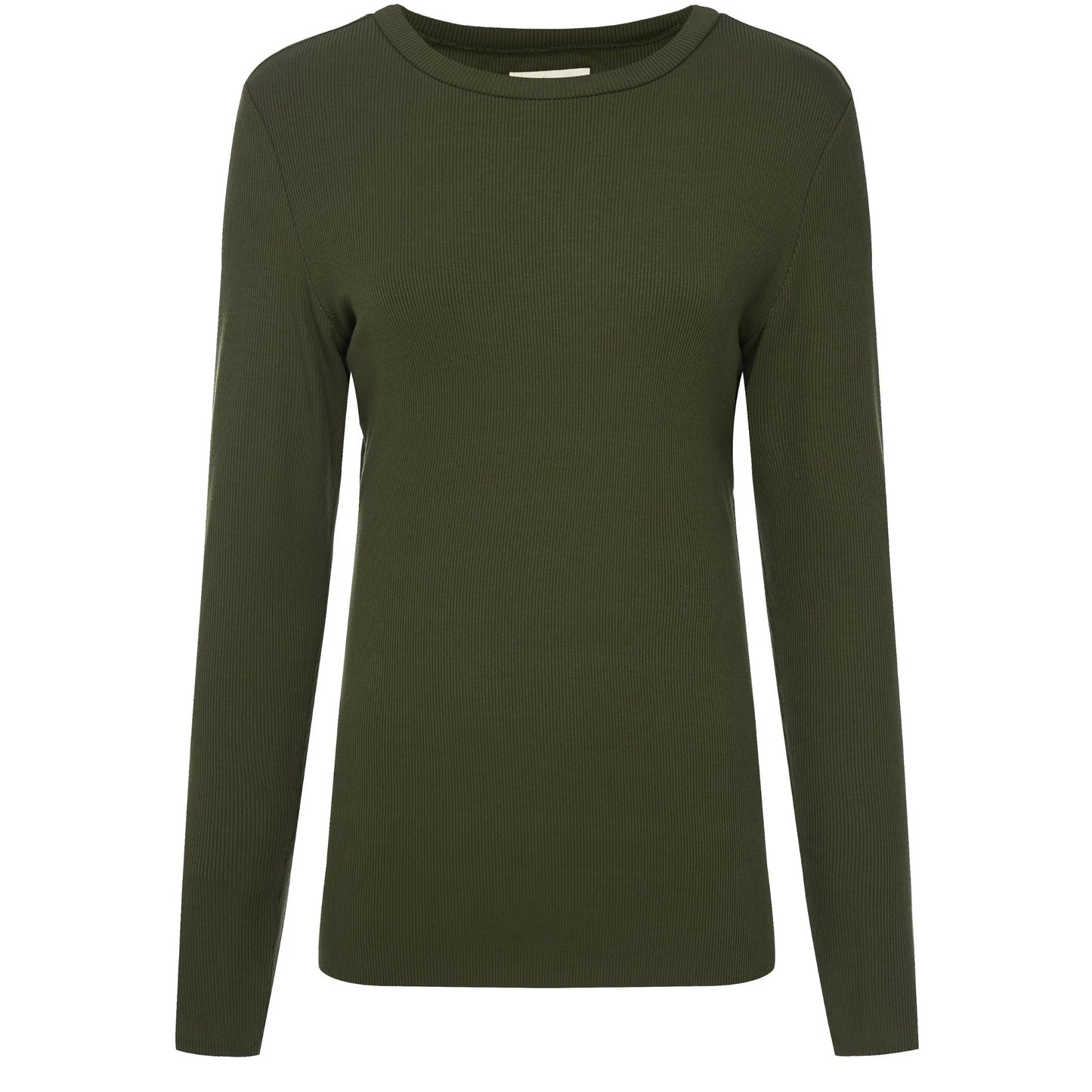 Lina Long Sleeve Ribbed Top Bonsai