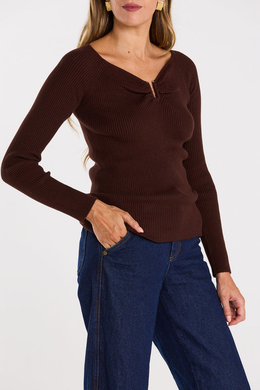 Loop Longsleeve Chocolate