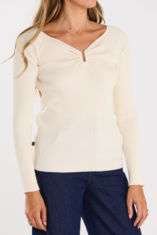 Loop Longsleeve Milky Bar