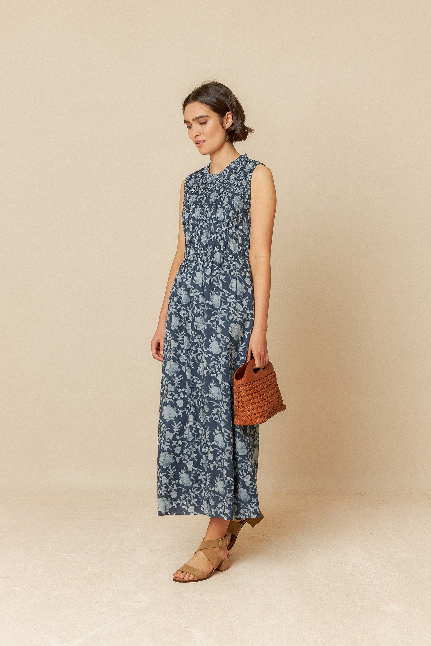 ELASTIC MAXI DRESS