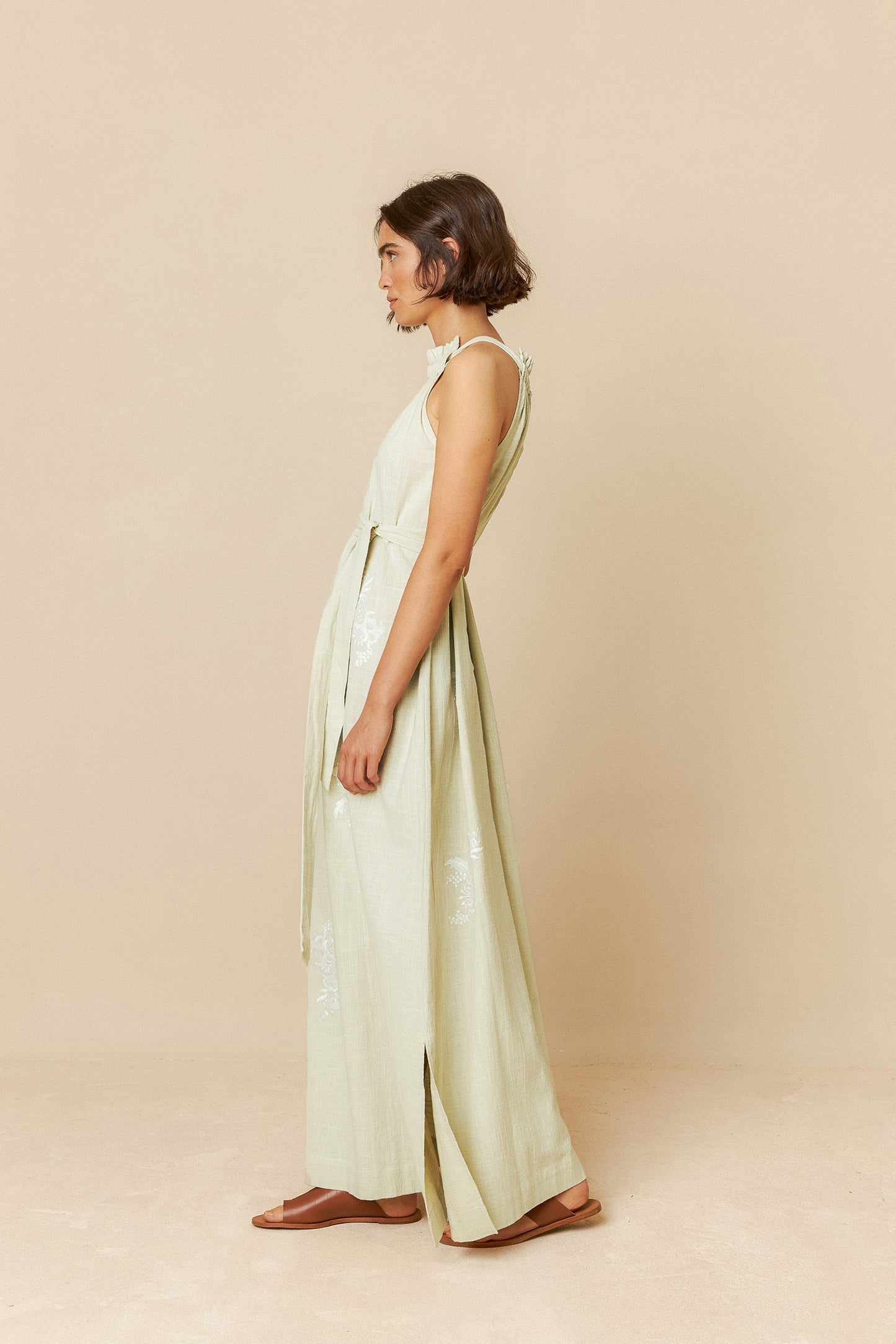 HALTER COLLAR DRESS