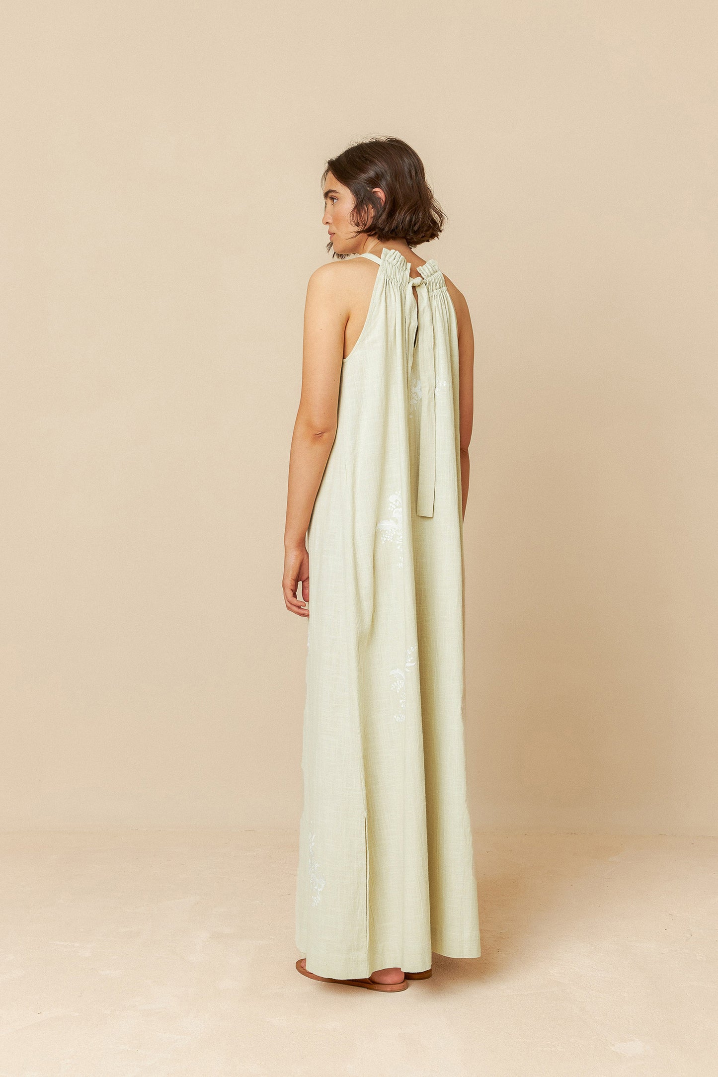 HALTER COLLAR DRESS