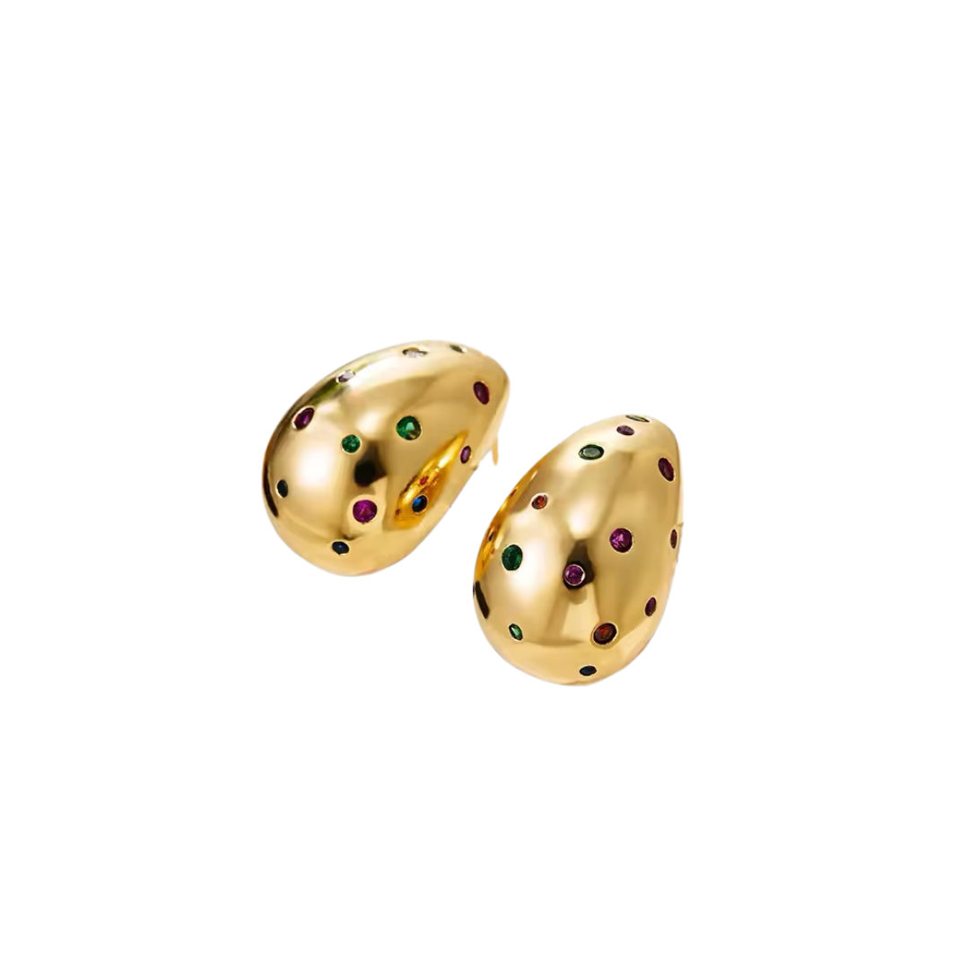 Mini Tear Drop Gems – Gold