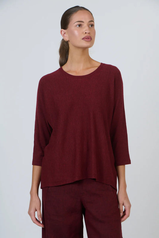 Relaxed Crew Neck Knit OJ-W41