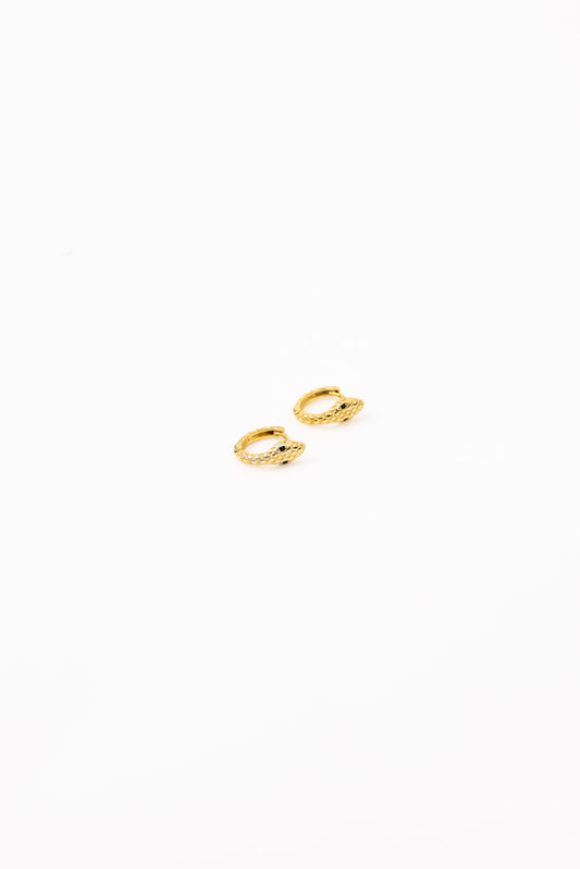 Serpent Hoops – Gold