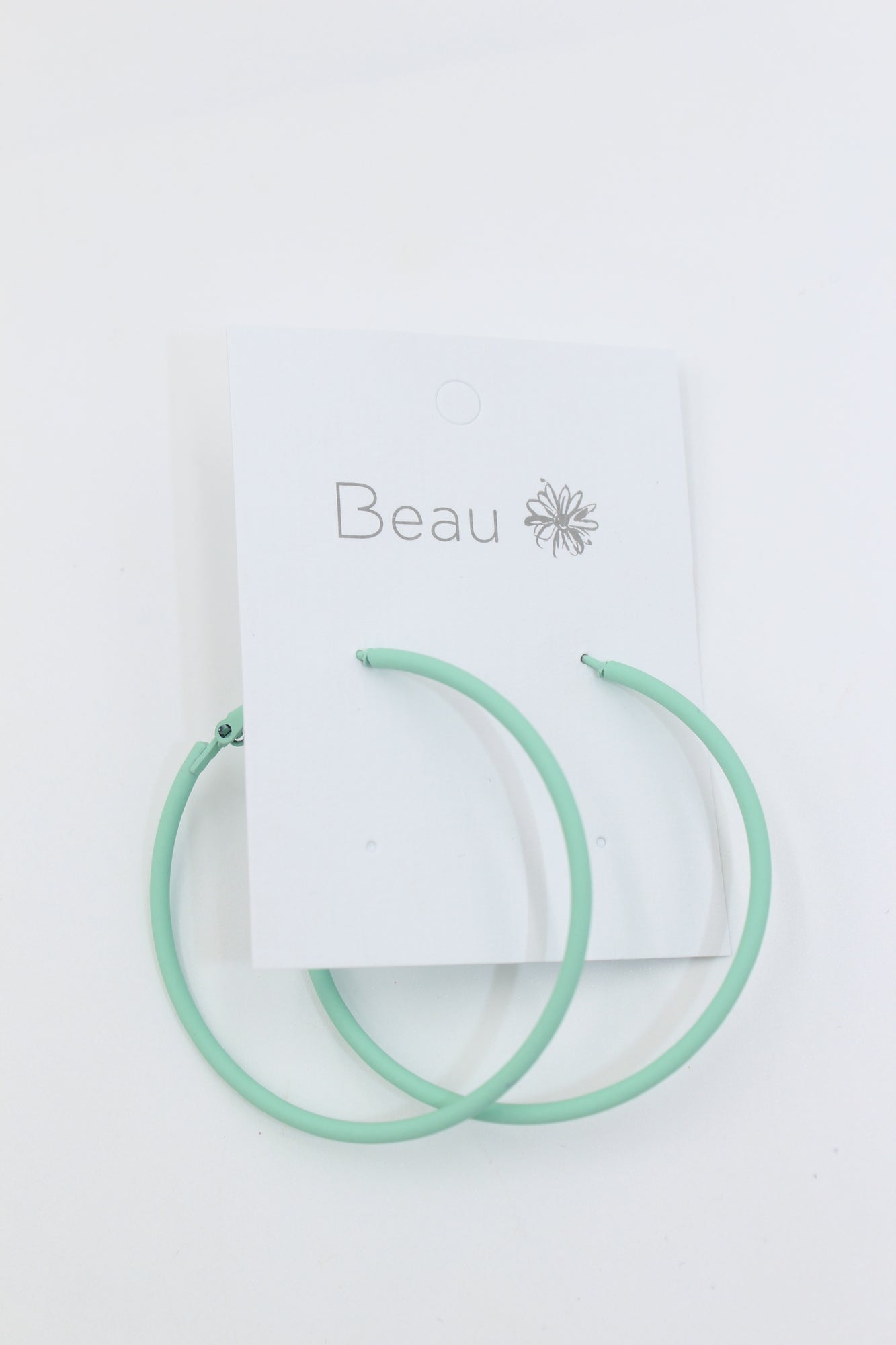 Mint Loop Earring