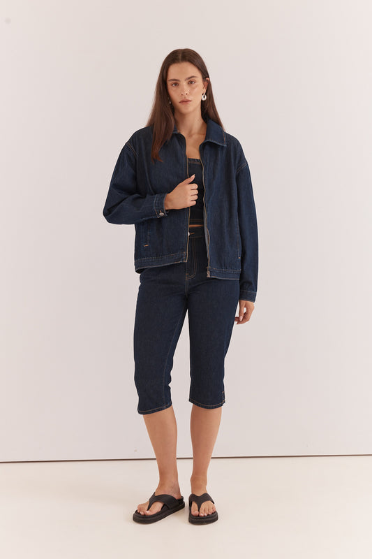 Kumi Zip Denim Jacket