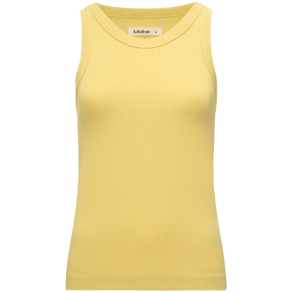 Ede Rib Knit Tank Lemongrass