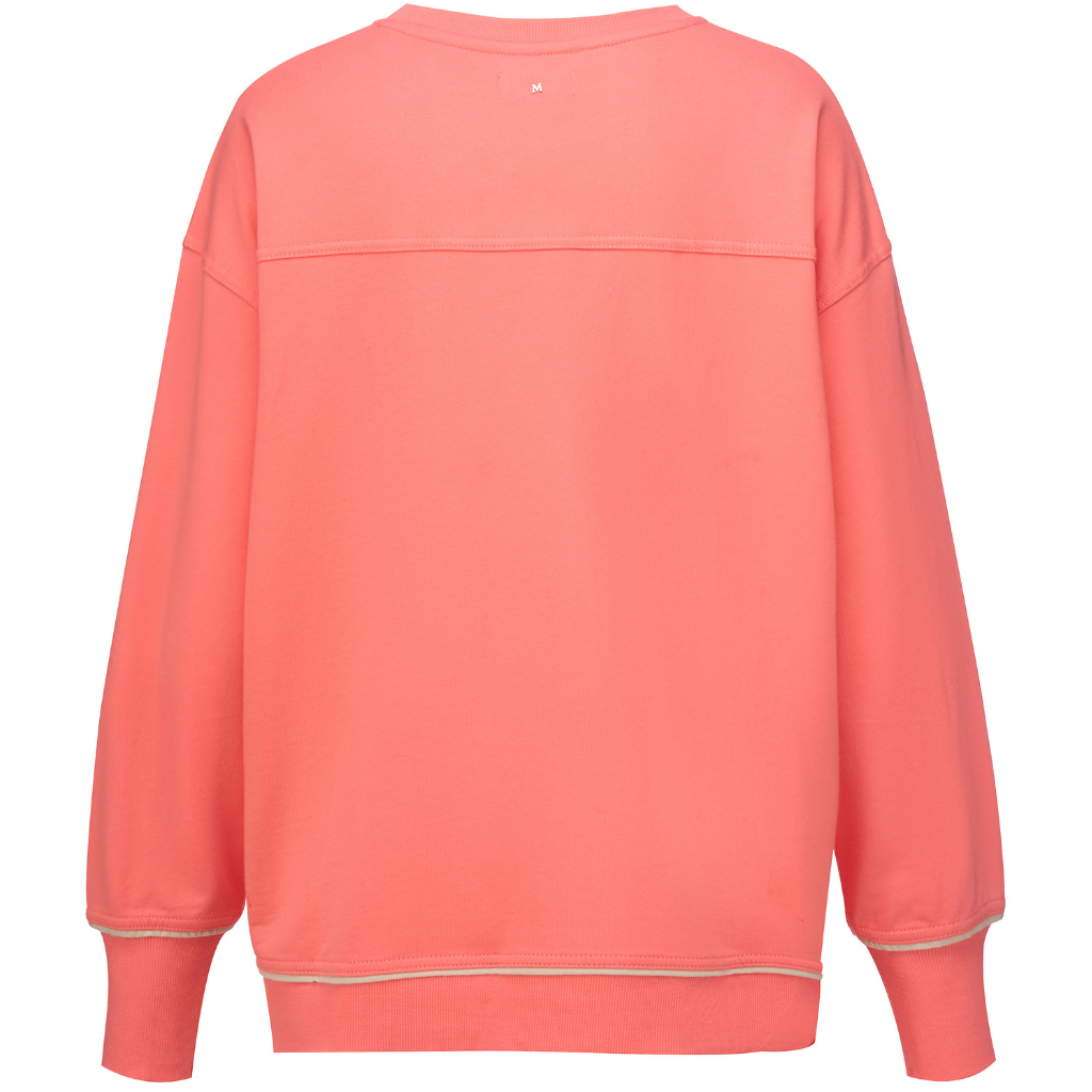 Suzy Women's Terry Cotton Sweatshirt Sunset Coral