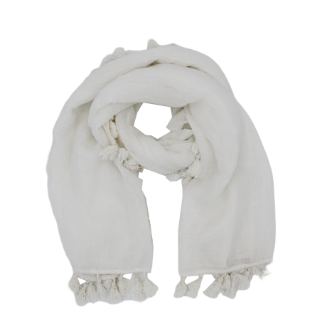 Nougat Fringe Scarf