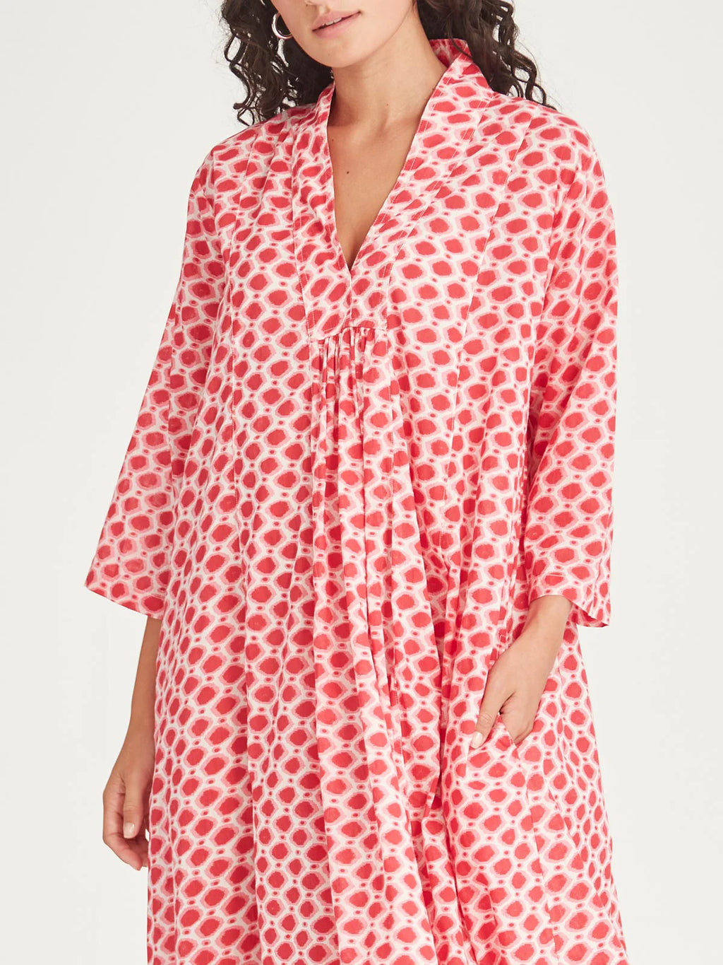 SILLS + CO Anjali Print Dress Pink