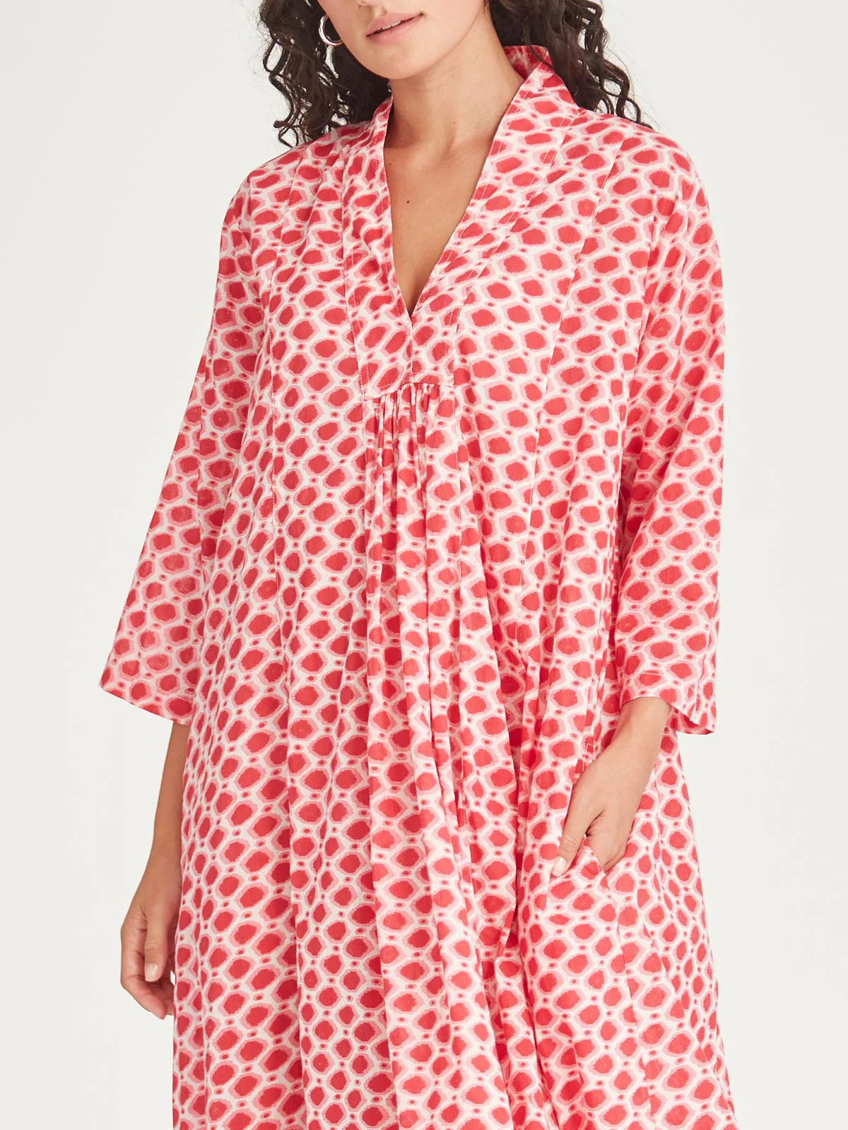 SILLS + CO Anjali Print Dress Pink