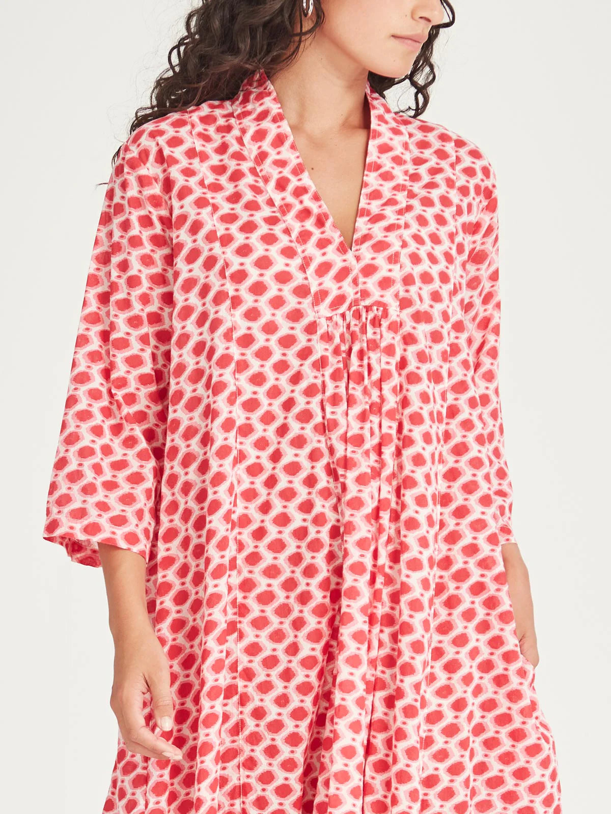 SILLS + CO Anjali Print Dress Pink