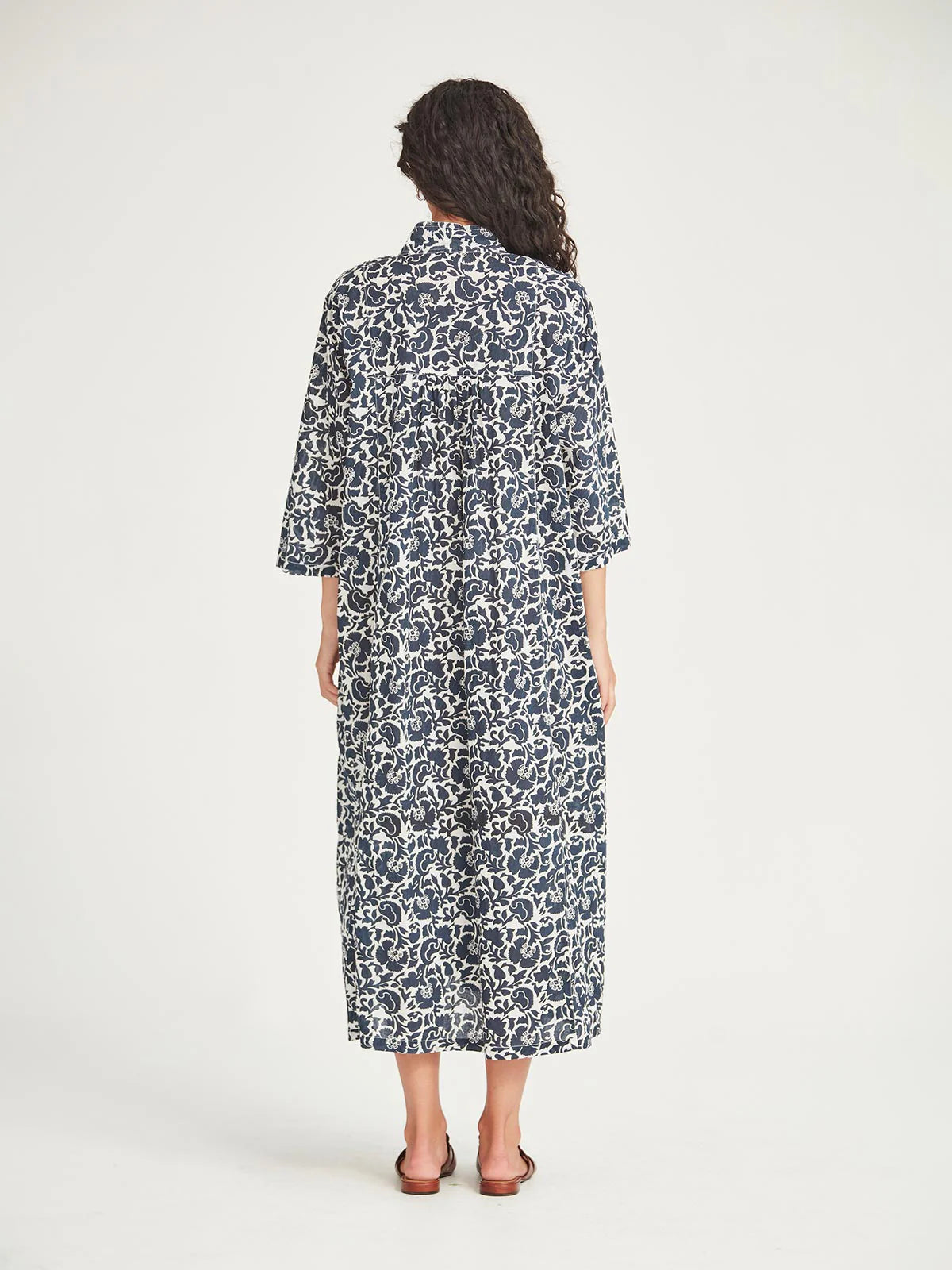 SILLS + CO Anjali Print Dress Blue