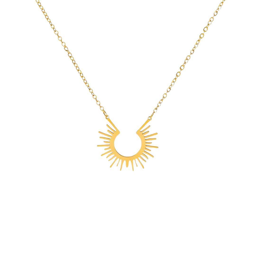 Sunrays Necklace – Gold