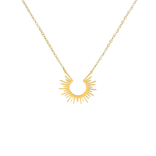 Sunrays Necklace – Gold