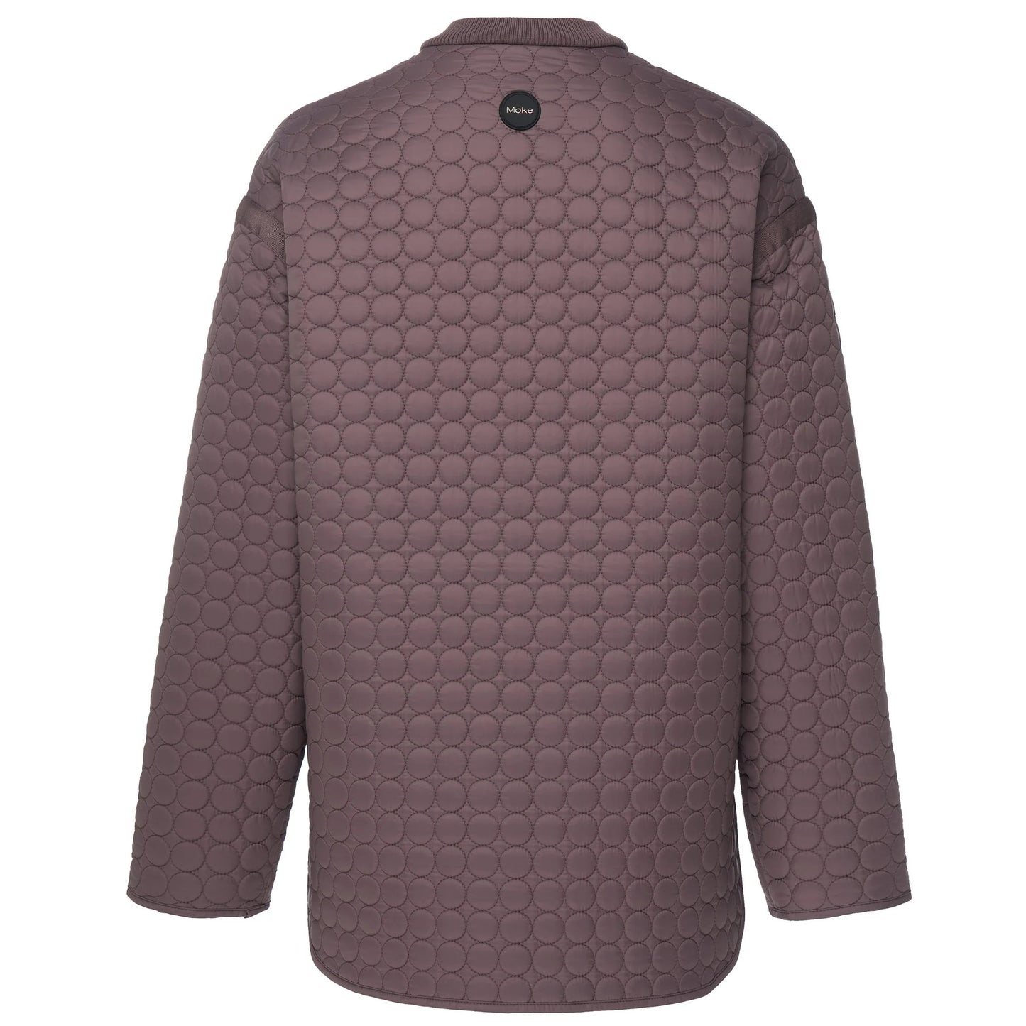 MOKE Tilly Quilted Bomber Jacket Cocoa Powder