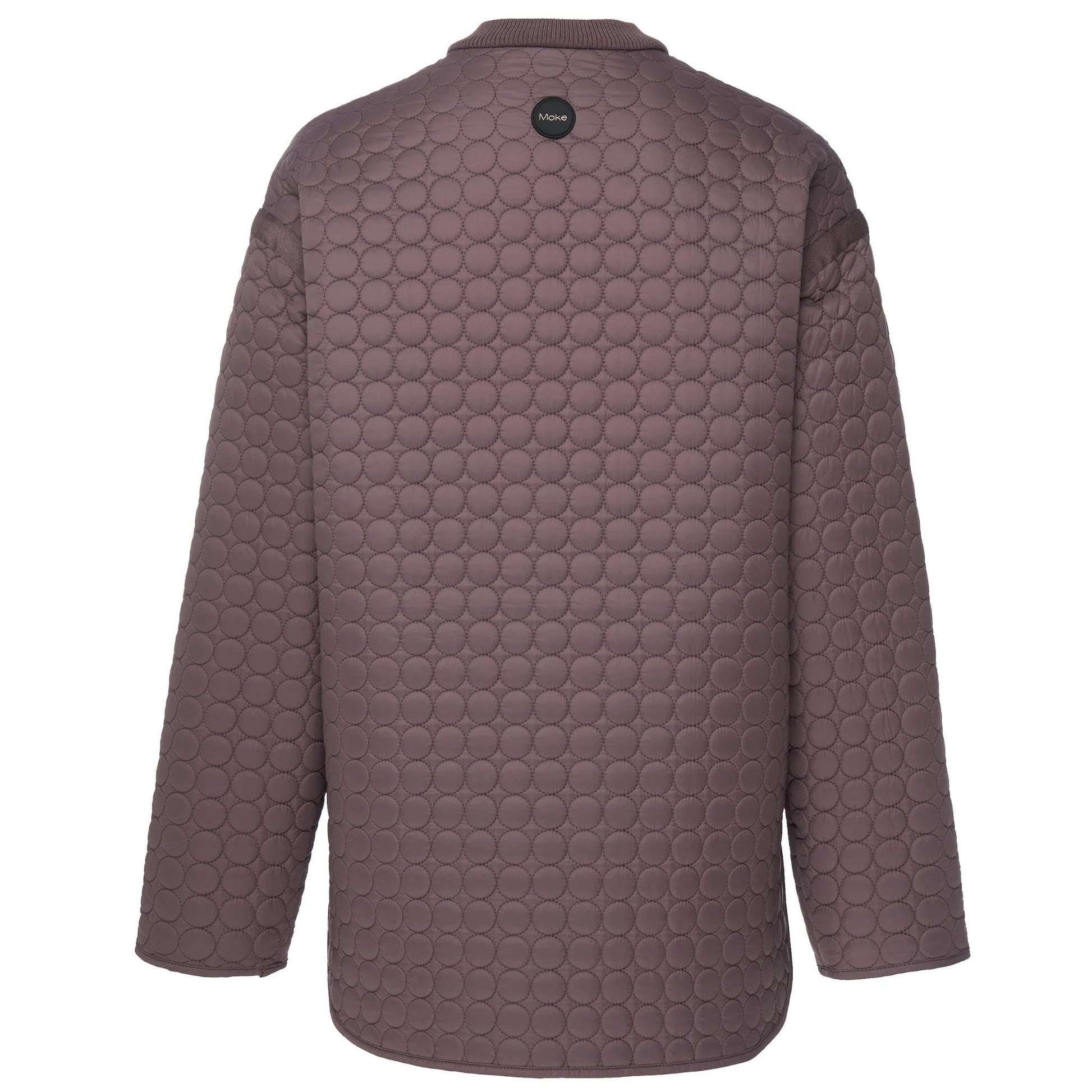 MOKE Tilly Quilted Bomber Jacket Cocoa Powder