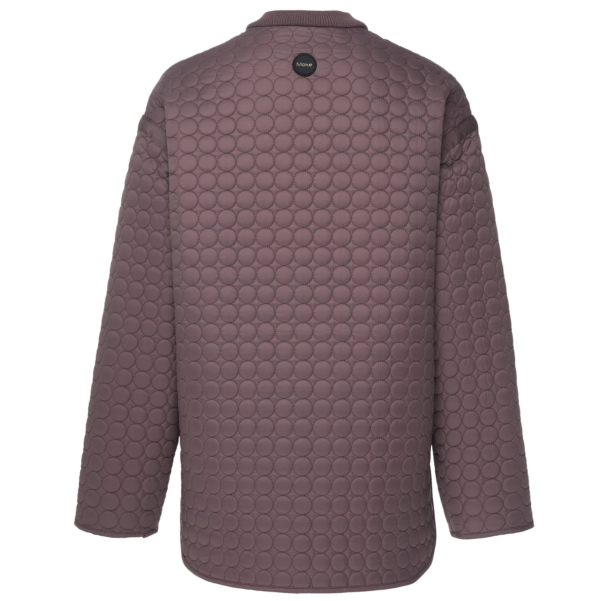 MOKE Tilly Quilted Bomber Jacket Cocoa Powder