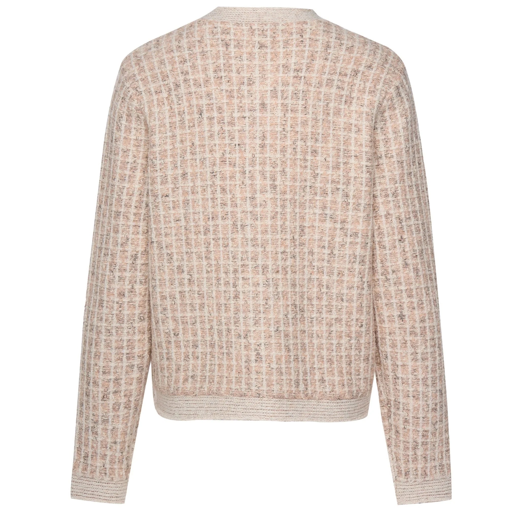 Vivian Cardigan Blush Check