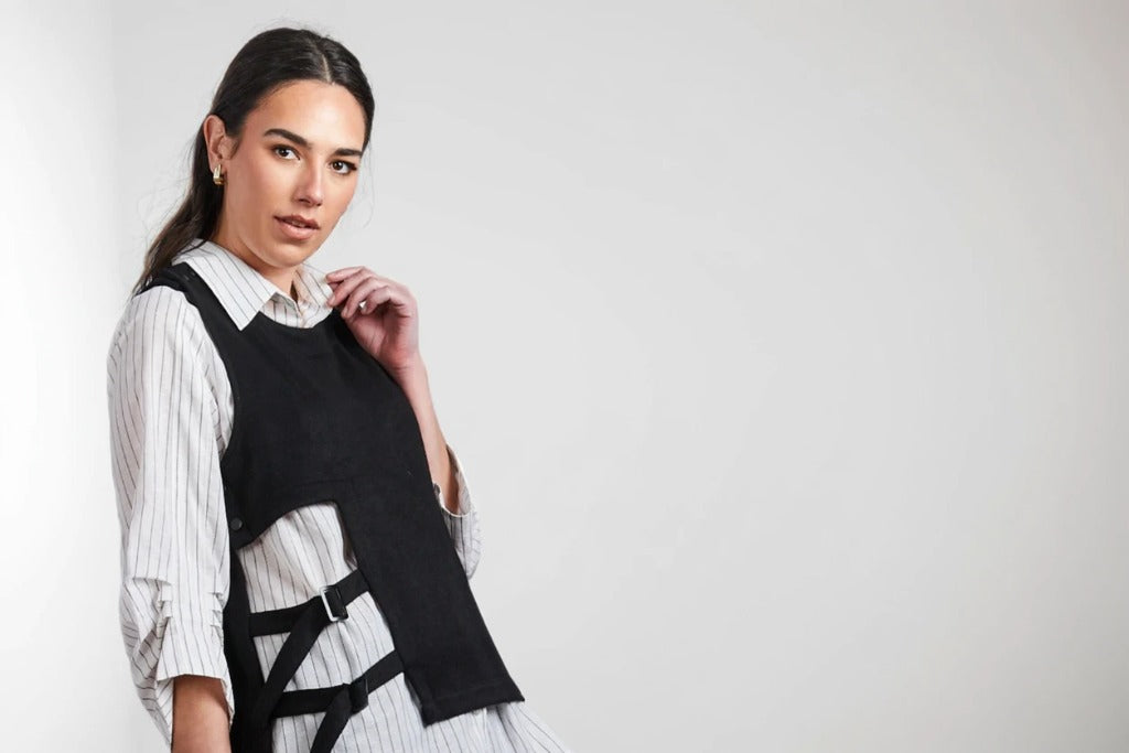 OBI Plush Layer Top Black