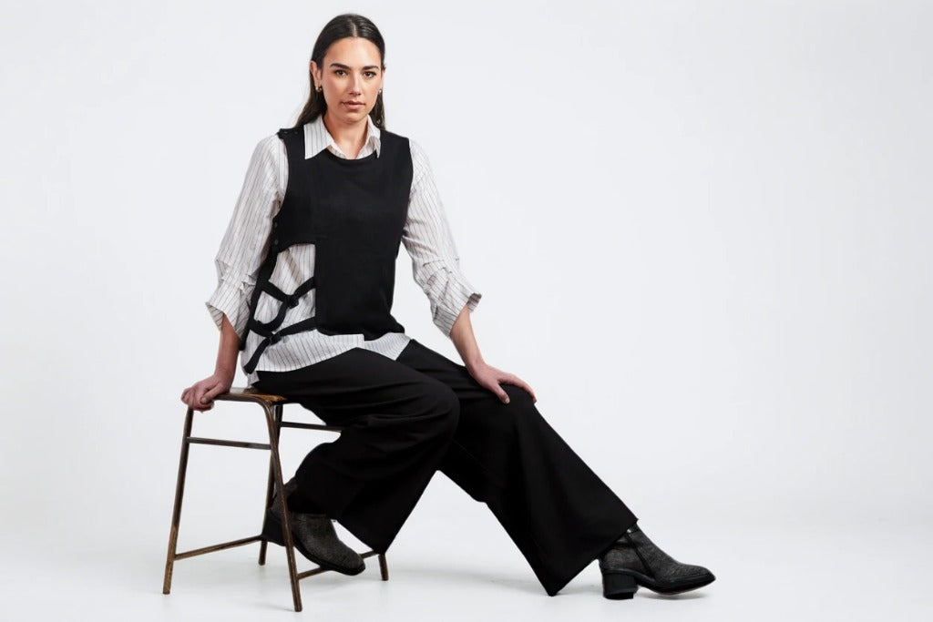 OBI Plush Layer Top Black