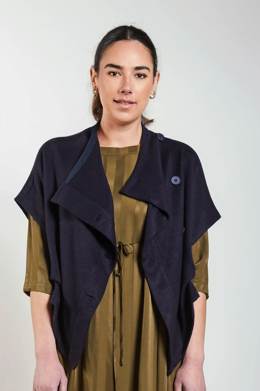 Plush Pleat Jacket