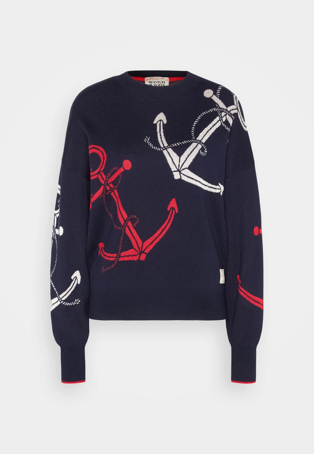 Scotch & Soda Anchor Jacquard Pullover