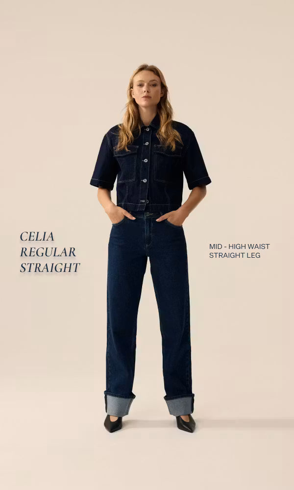 Celia 251 Regular-Straight Jeans Rinsed