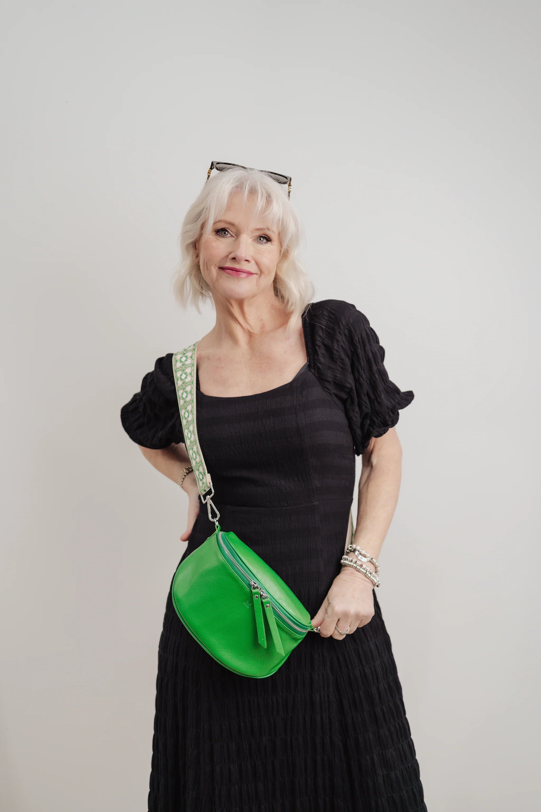 Dani Leather Bag Green