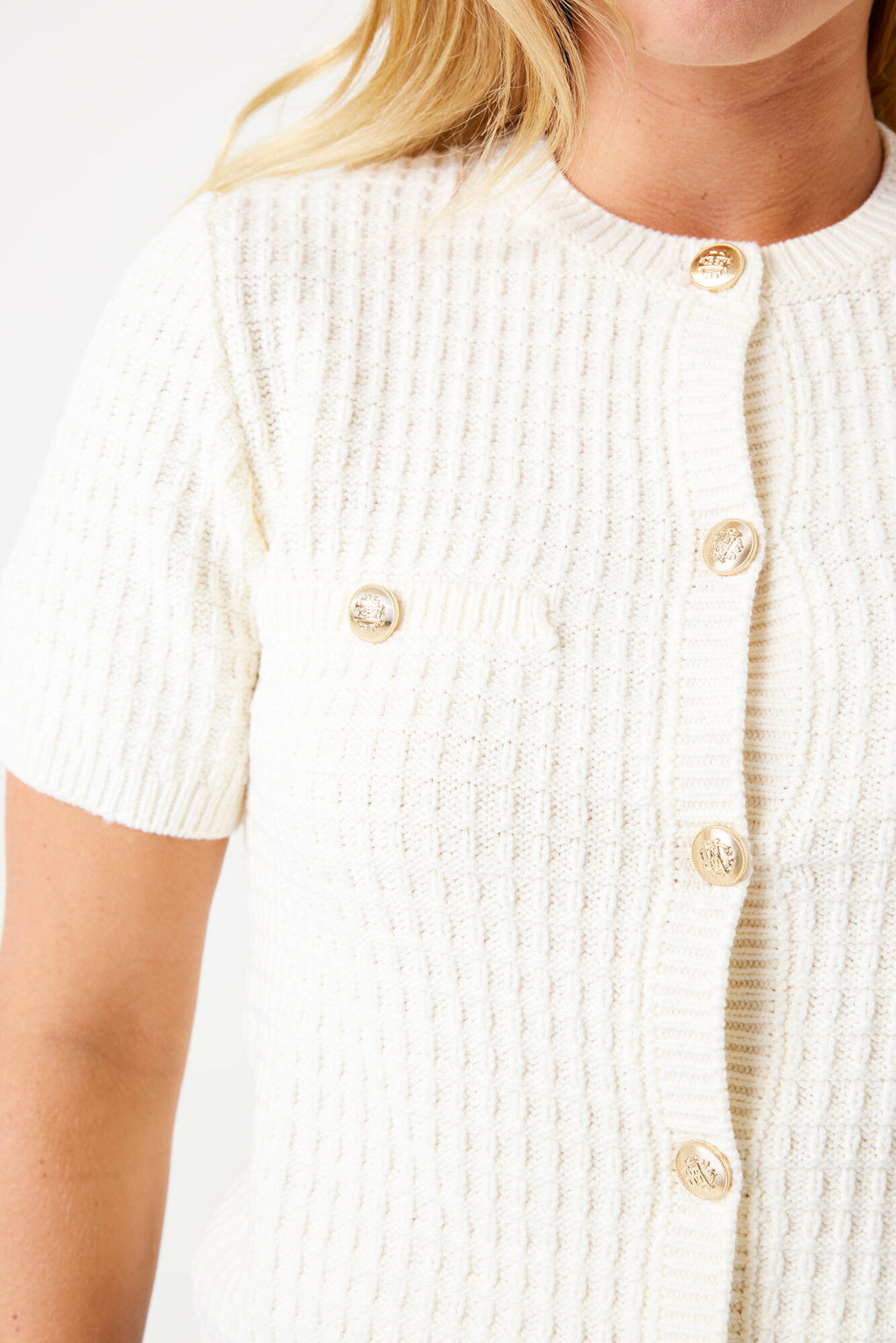 garcia short sleeve cardigan