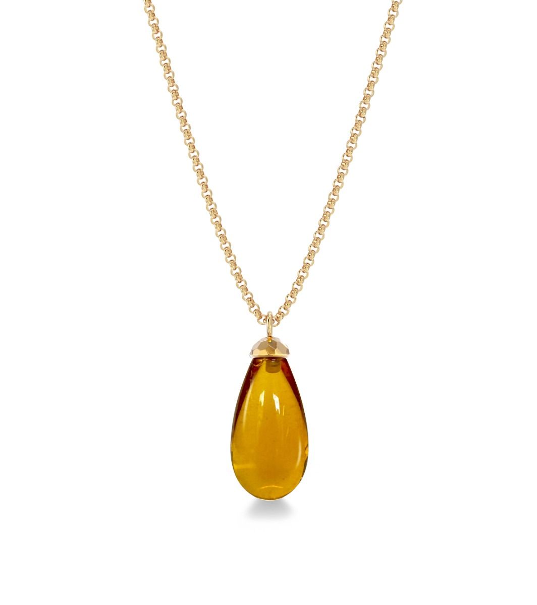 Edblad Cali Necklace Amber Gold