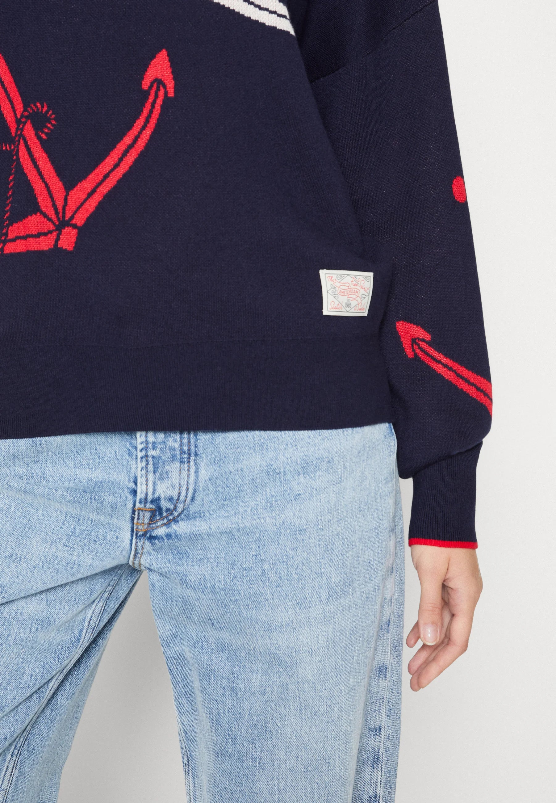 Scotch & Soda Anchor Jacquard Pullover