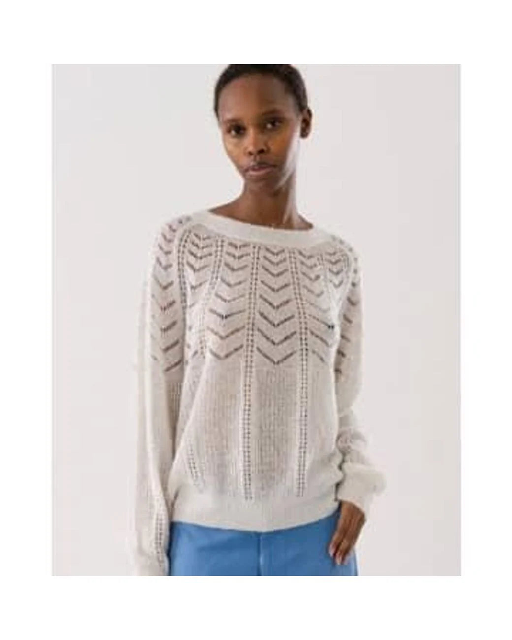 Lolly's Laundry Billy Knit Jumper - Creme