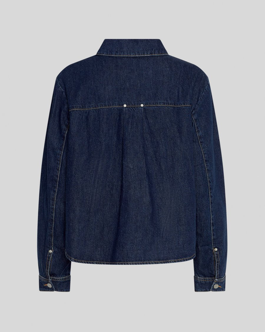 Adna Elena Shirt Dark Blue Wash