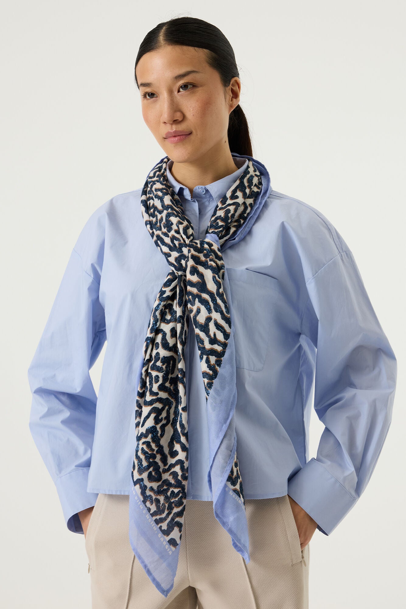 Scarf with print