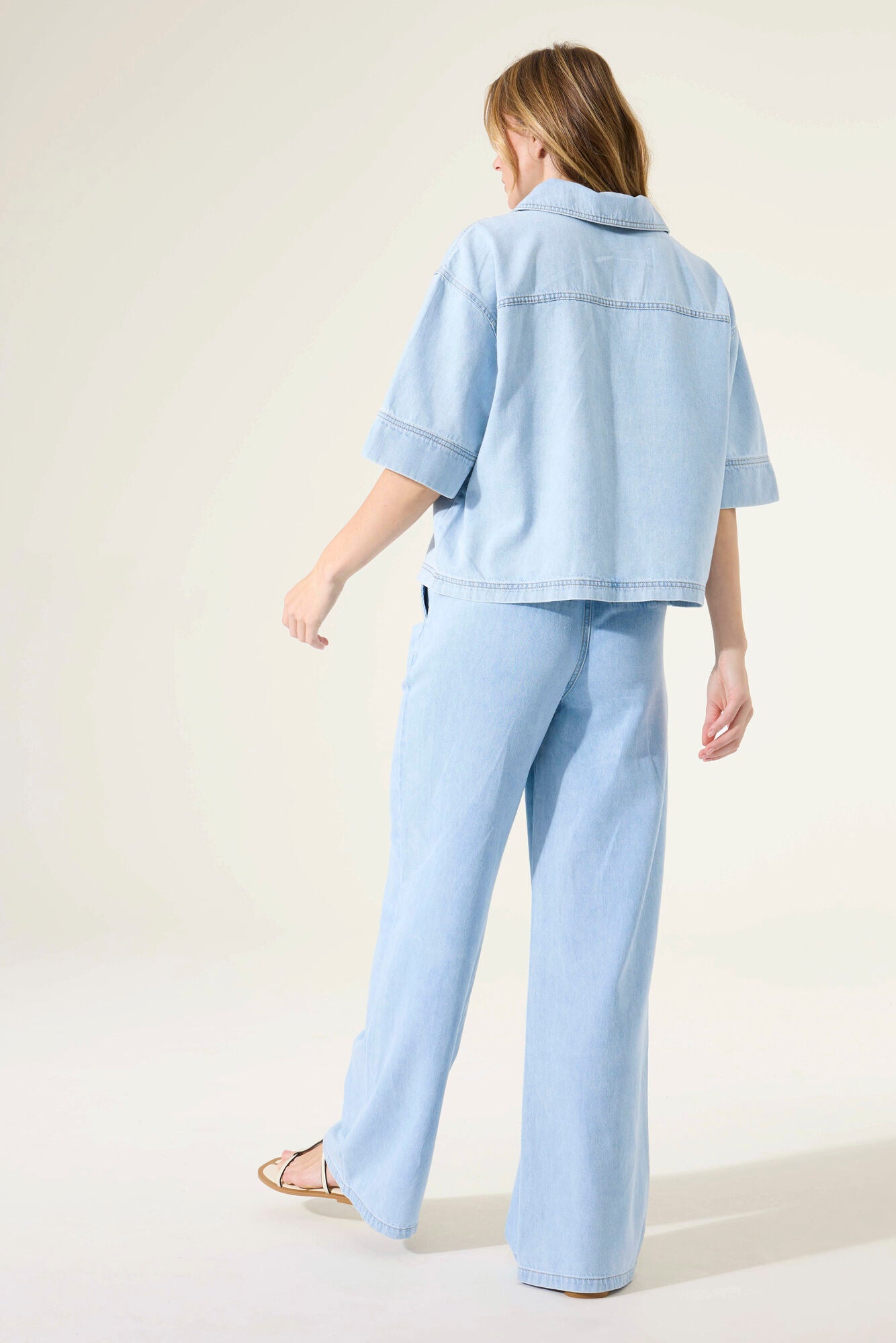 Denim Blouse Light Used