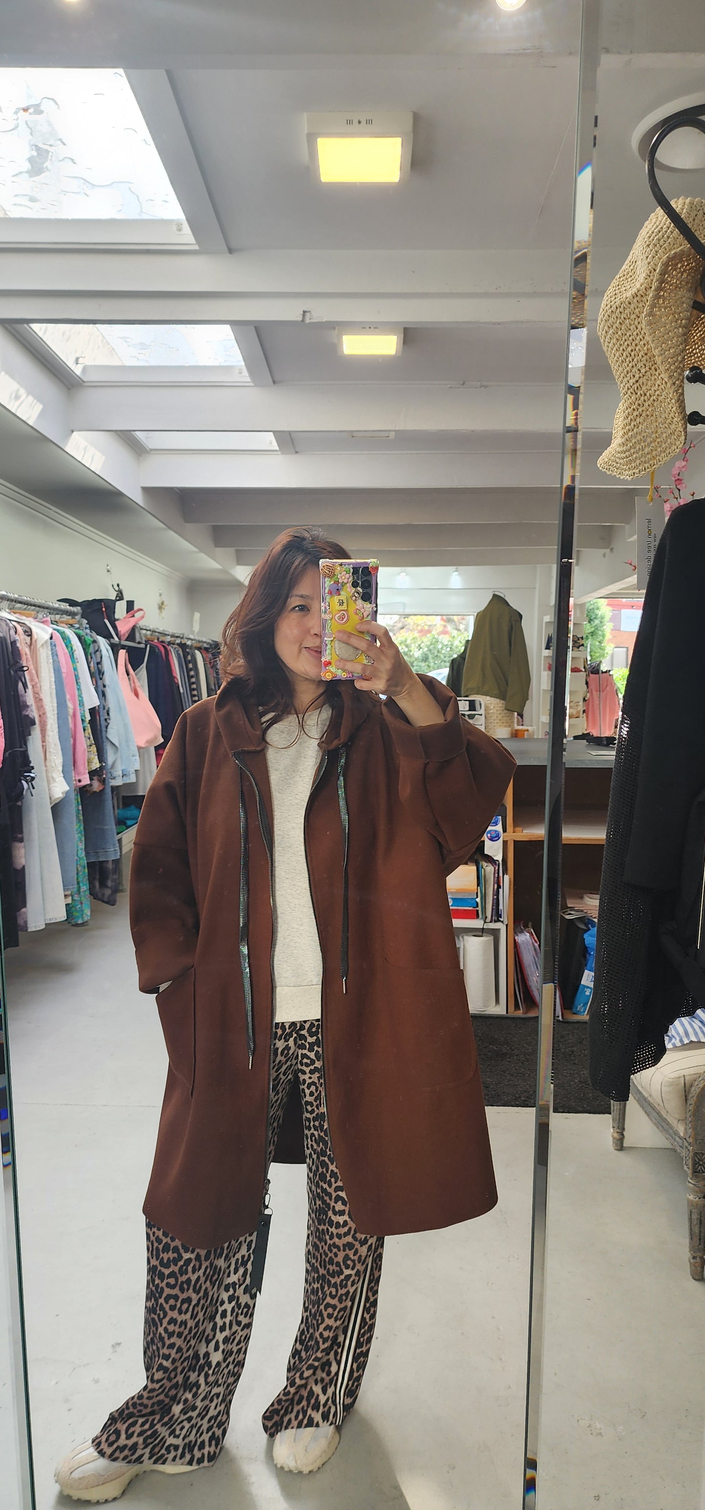 Addison Hood Jacket | Chocolate