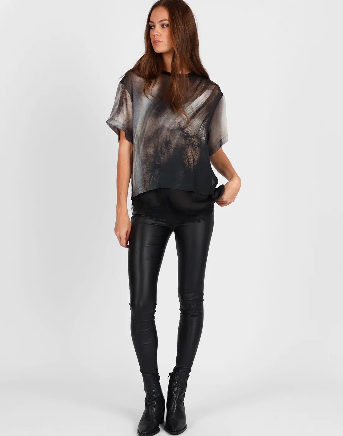 Storm Sandstorm Tee Black Print